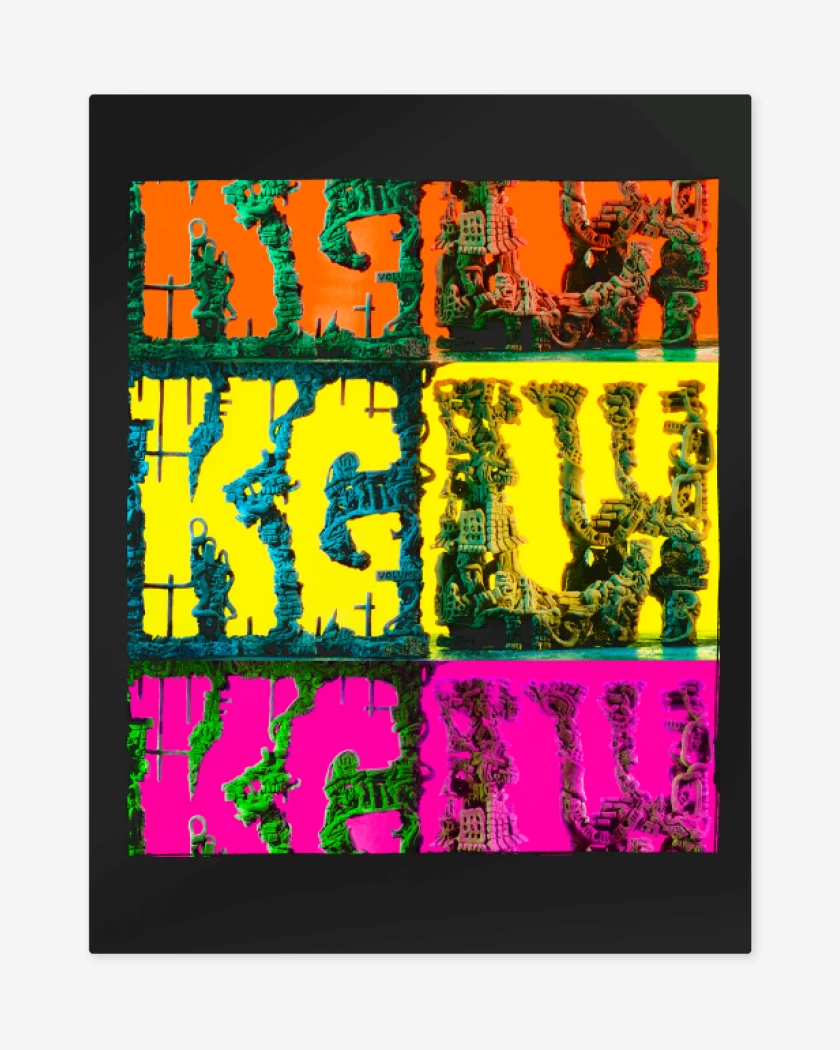 Print metalico Negro de KGLW