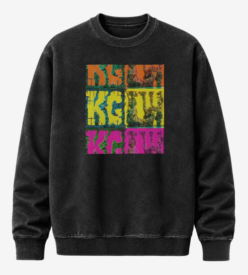 Poleron Polo Acid Wash Negro de KGLW