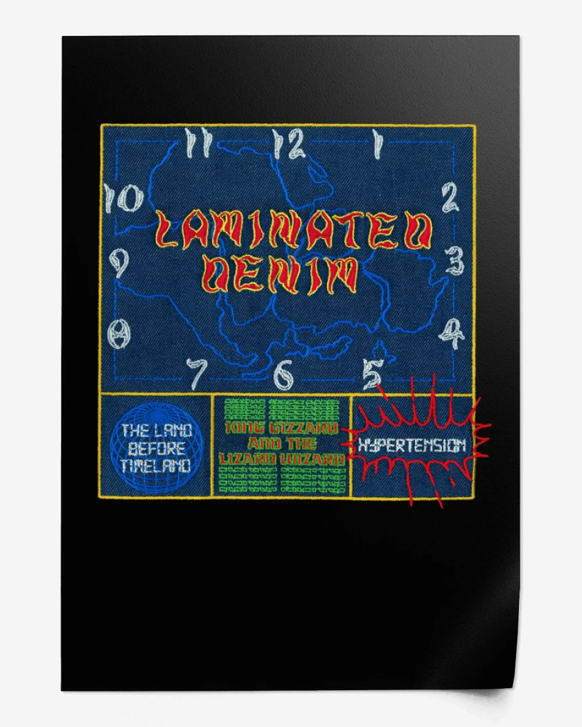 Print Laminated Denim