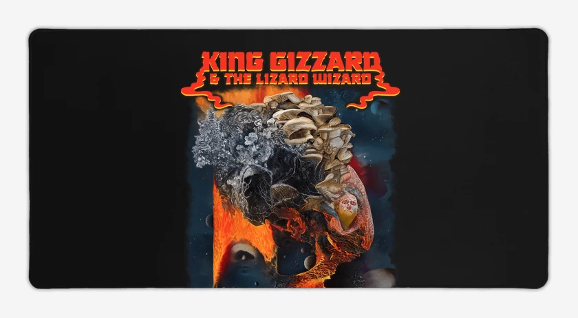 Mouse pad Gamer Ice Death Planets Lungs Mushrooms and Lava