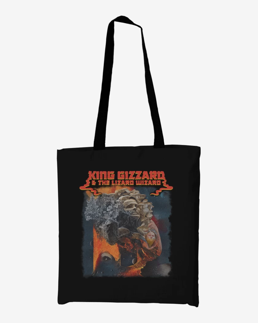 Totebag Ice Death Planets Lungs Mushrooms and Lava
