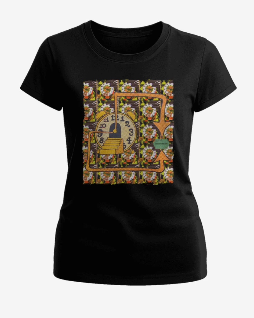 Polera de Mujer Negro de Made in Timeland