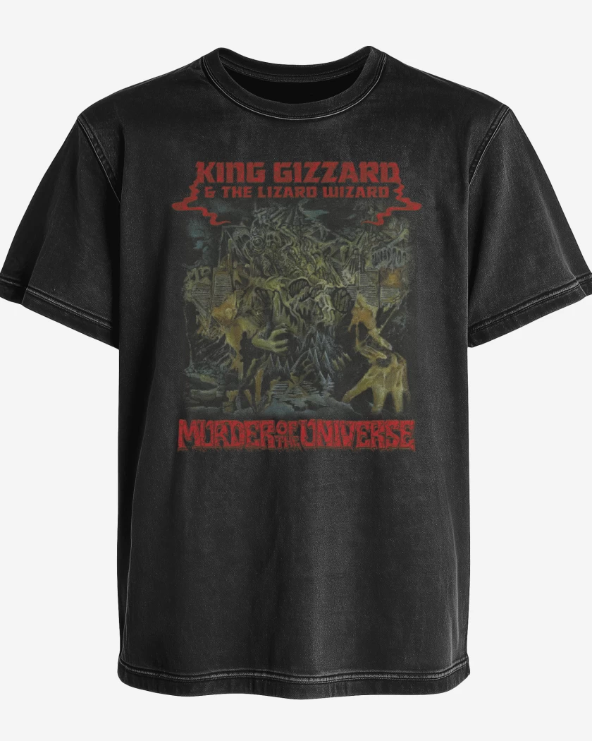 Polera desgastada Murder of the Universe