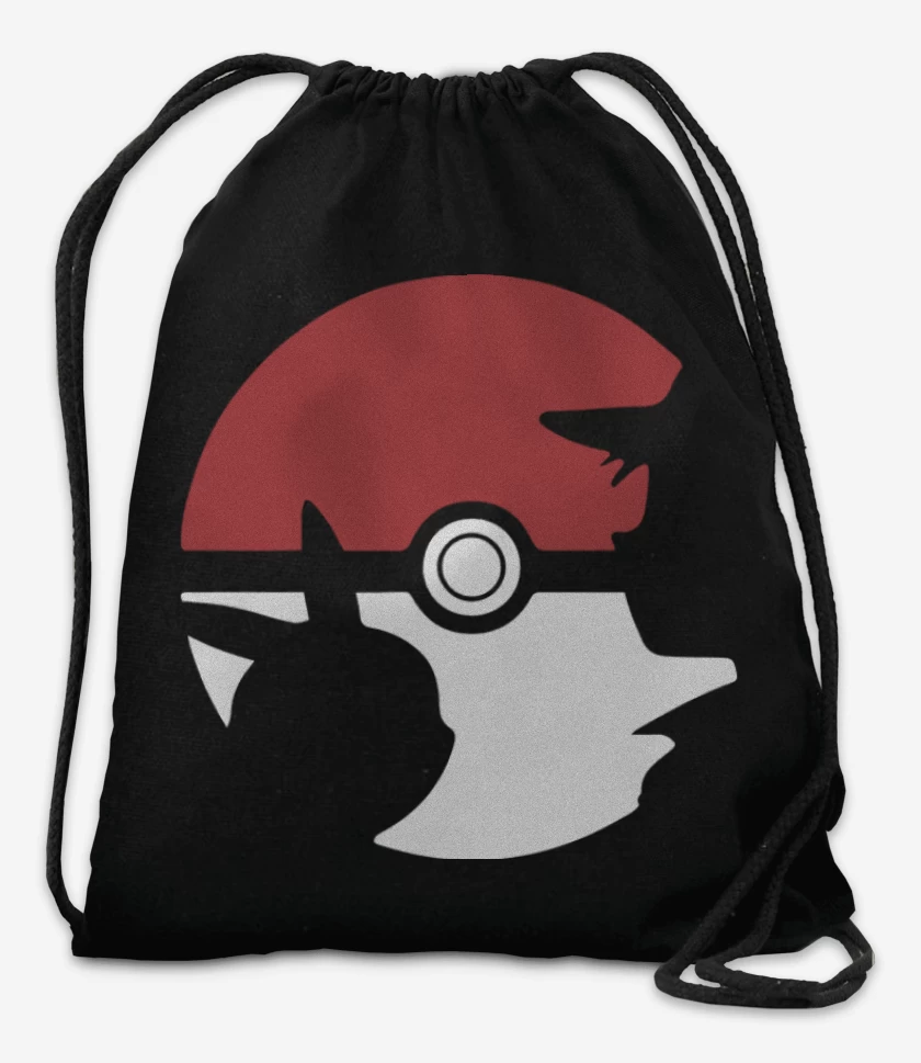 Mochila Negro de Pokebola