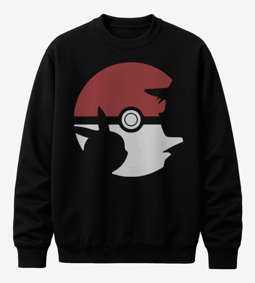 Poleron polo Negro de Pokebola
