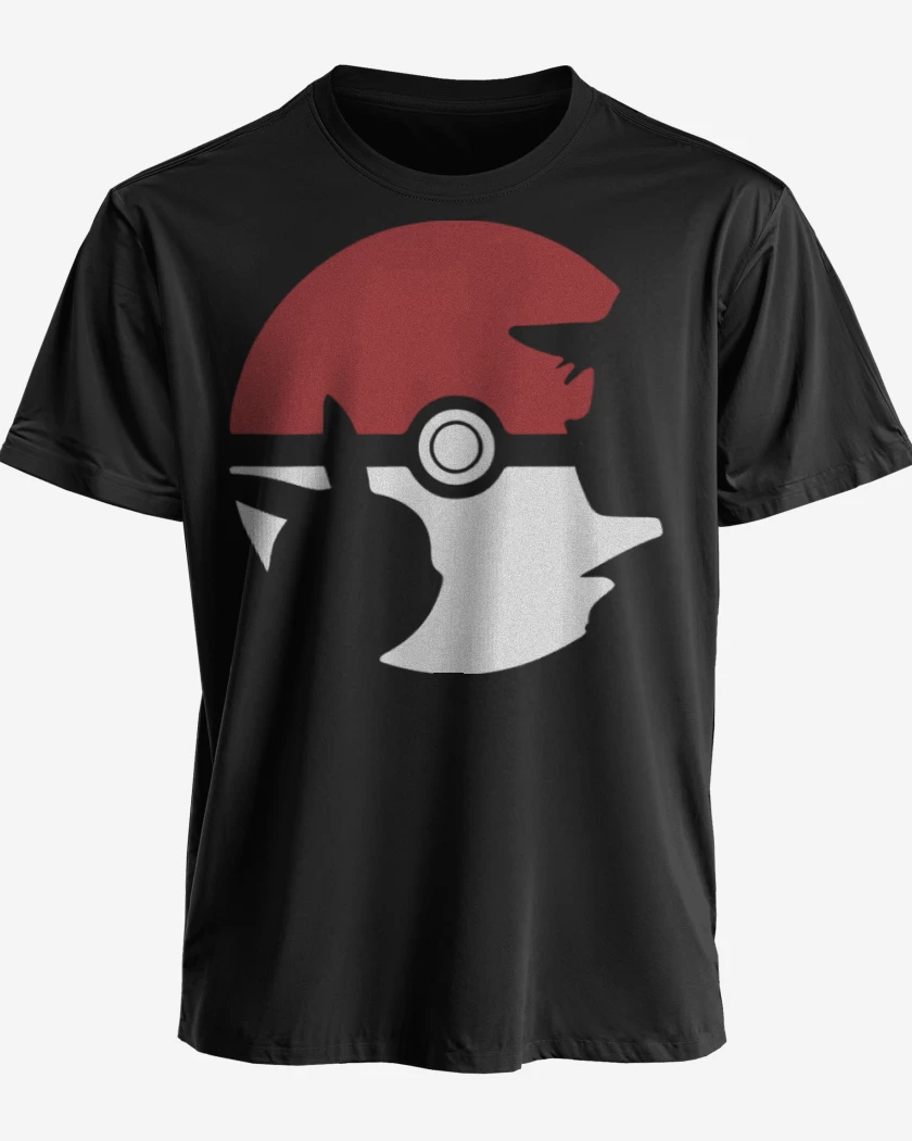 Polera premium Negro de Pokebola