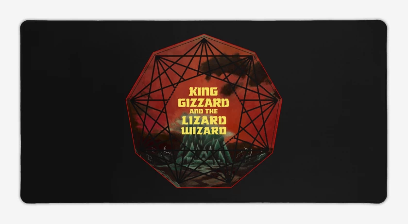 Mouse pad Gamer Negro de Nonagon Infinity