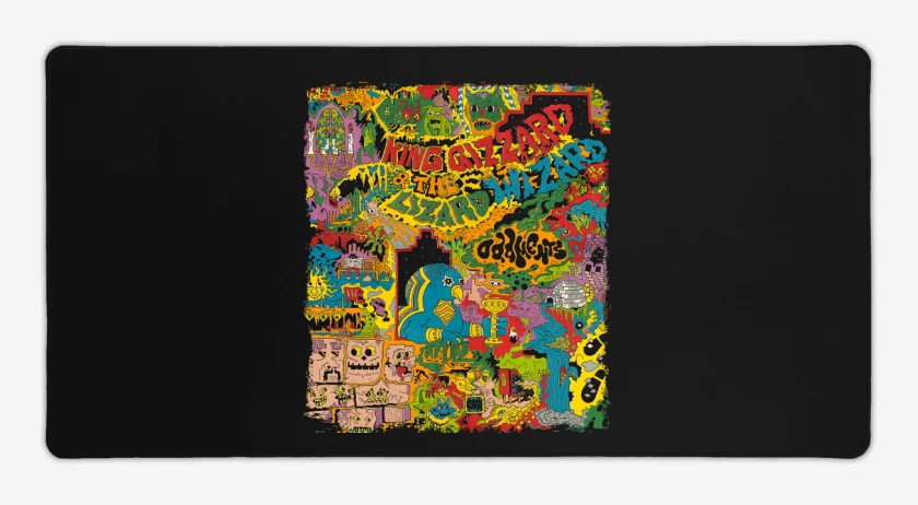 Mouse pad Gamer Negro de Oddments