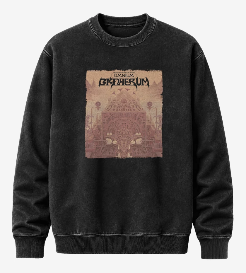 Poleron Polo Acid Wash Negro de Omnium Gatherum