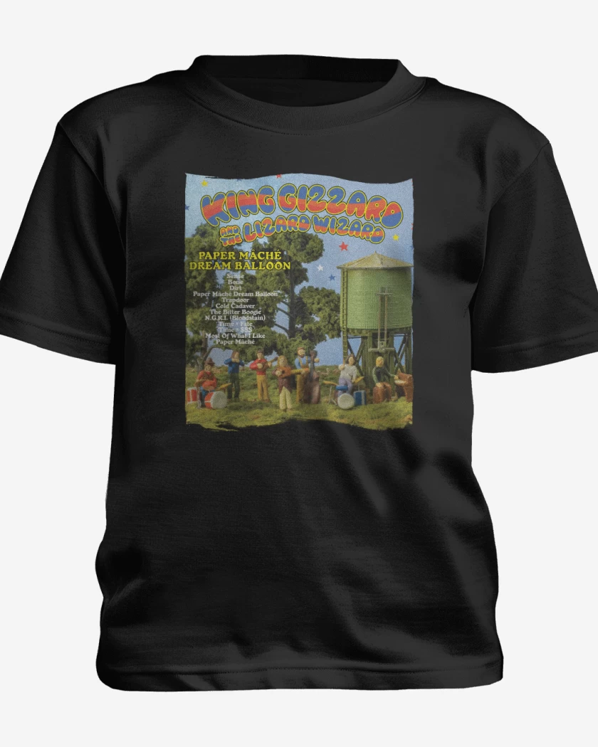 Polera de niño Negro de Paper Mache Dream Balloon