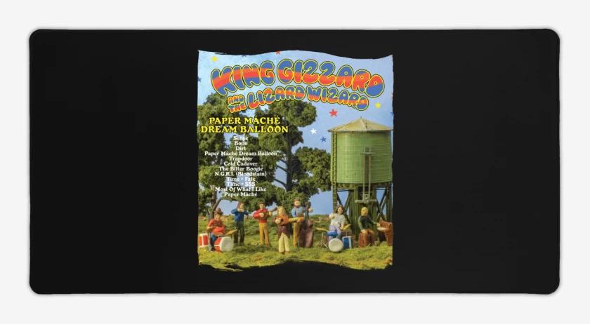 Mouse pad Gamer Negro de Paper Mache Dream Balloon