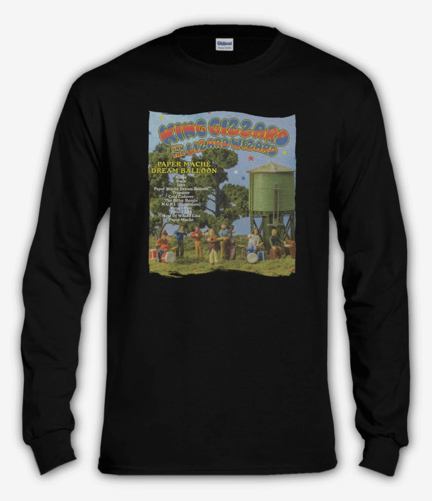 Polera manga larga Negro de Paper Mache Dream Balloon