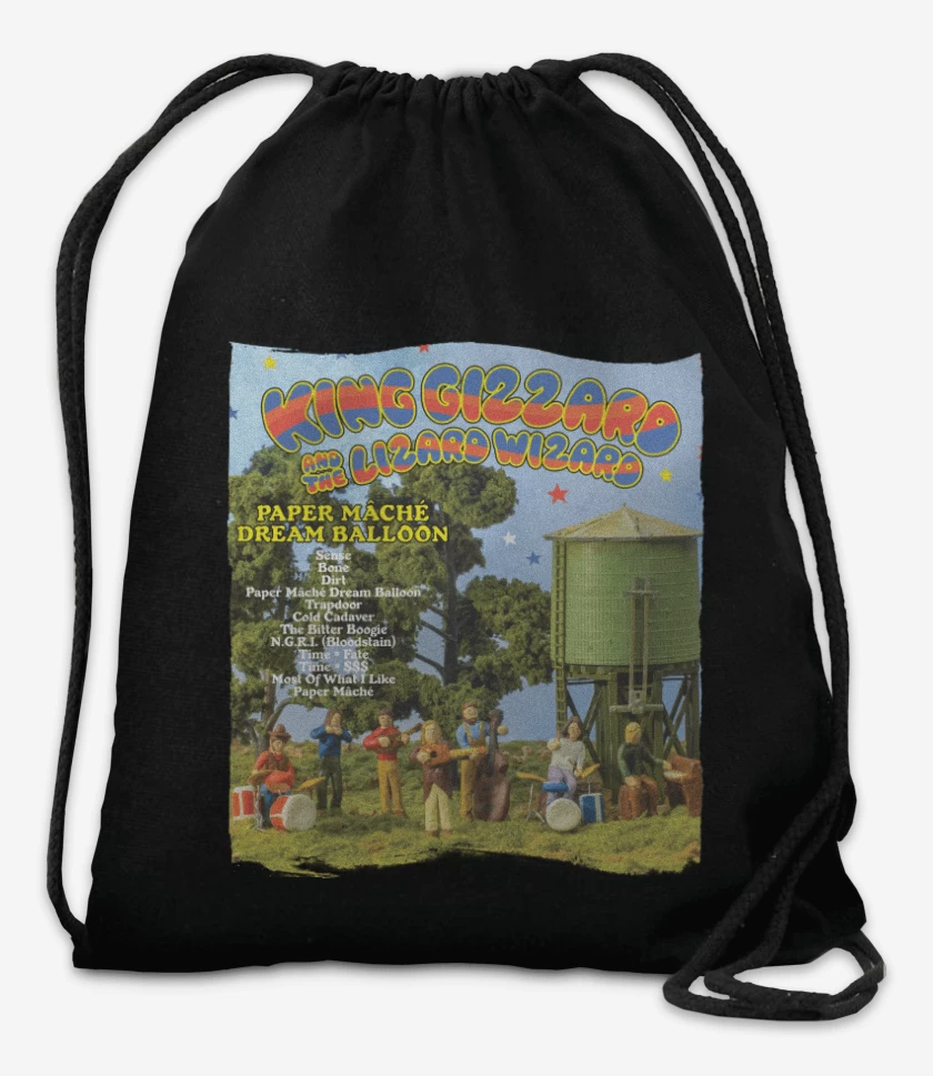 Mochila Negro de Paper Mache Dream Balloon