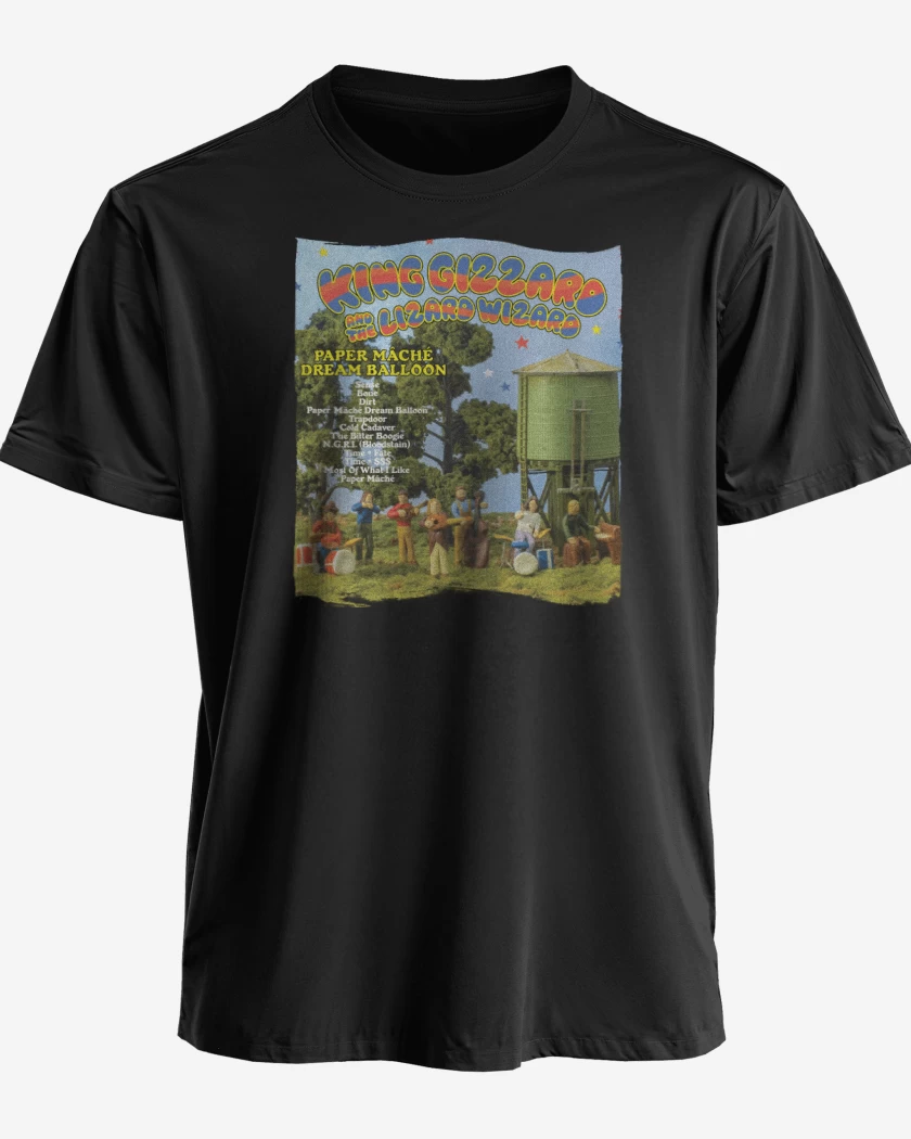 Polera premium Negro de Paper Mache Dream Balloon