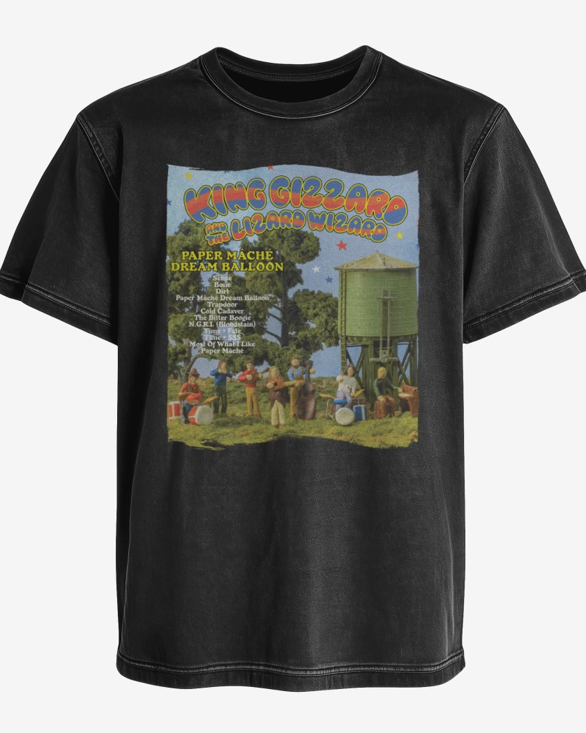 Polera desgastada Paper Mache Dream Balloon