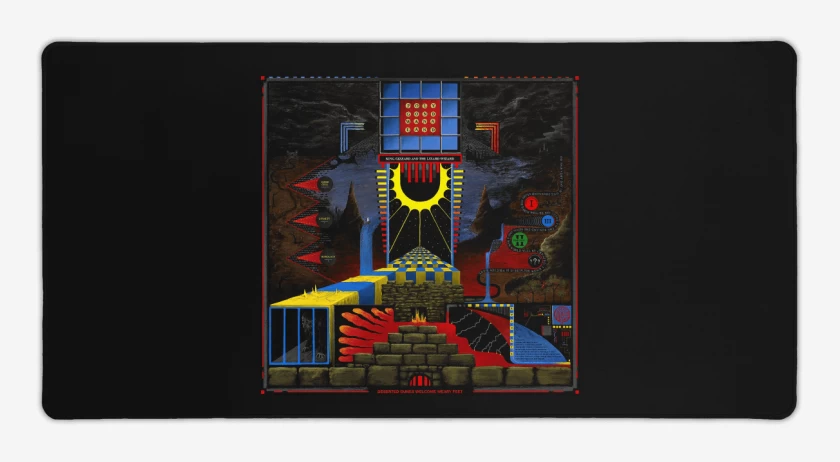 Mouse pad Gamer Negro de Polygondwanaland