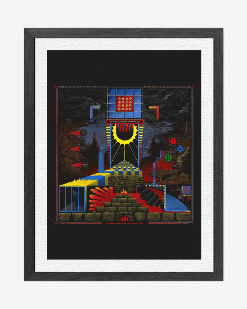 Cuadro decorativo Negro de Polygondwanaland