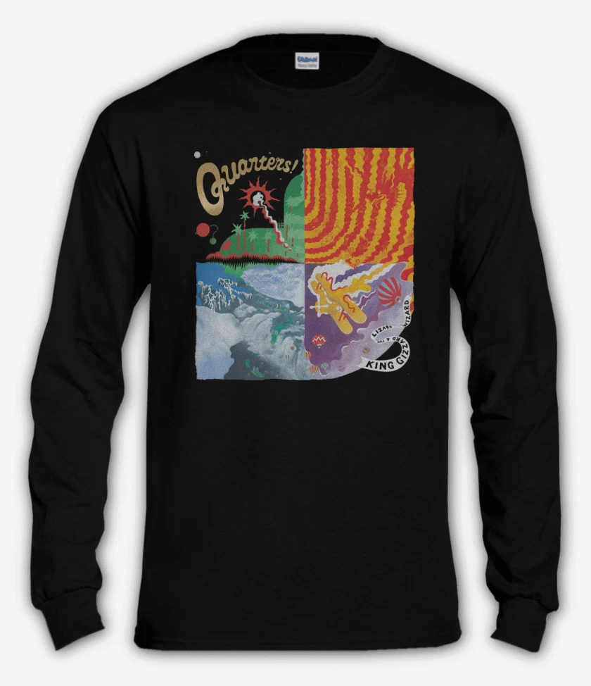 Polera manga larga Negro de Quarters