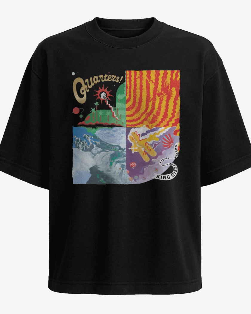 Polera Oversize Negro de Quarters