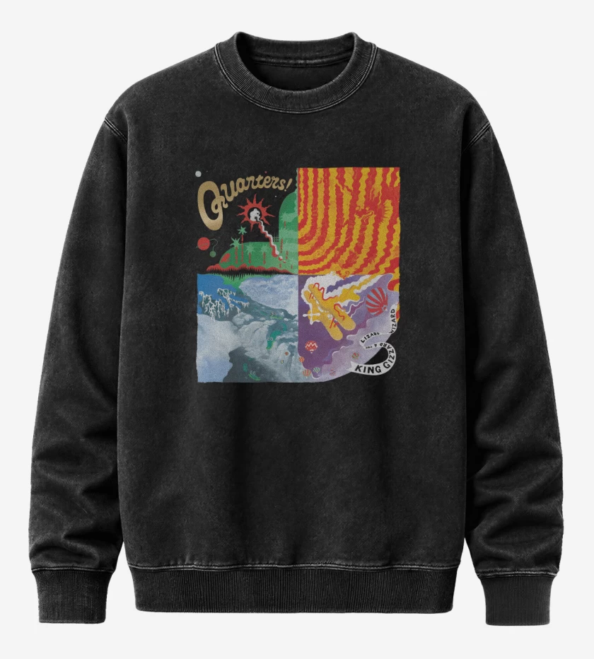 Poleron Polo Acid Wash Negro de Quarters