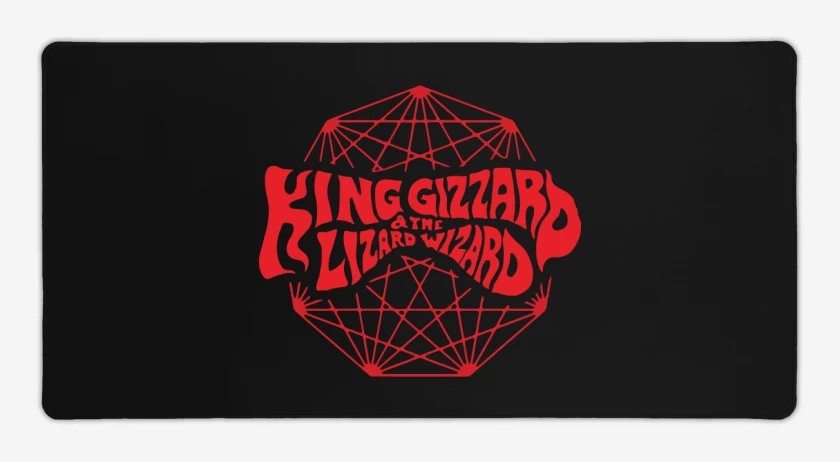 Mouse pad Gamer King Gizzard and the Lizard Wizard Logo