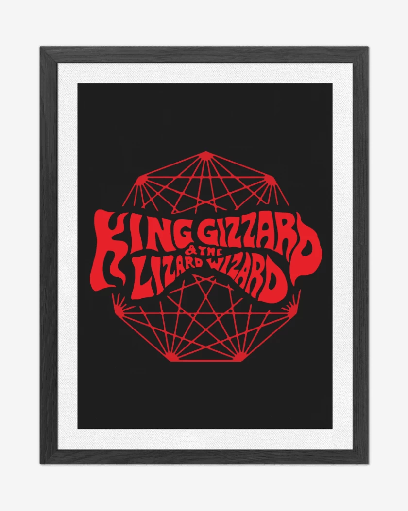 Cuadro decorativo King Gizzard and the Lizard Wizard Logo