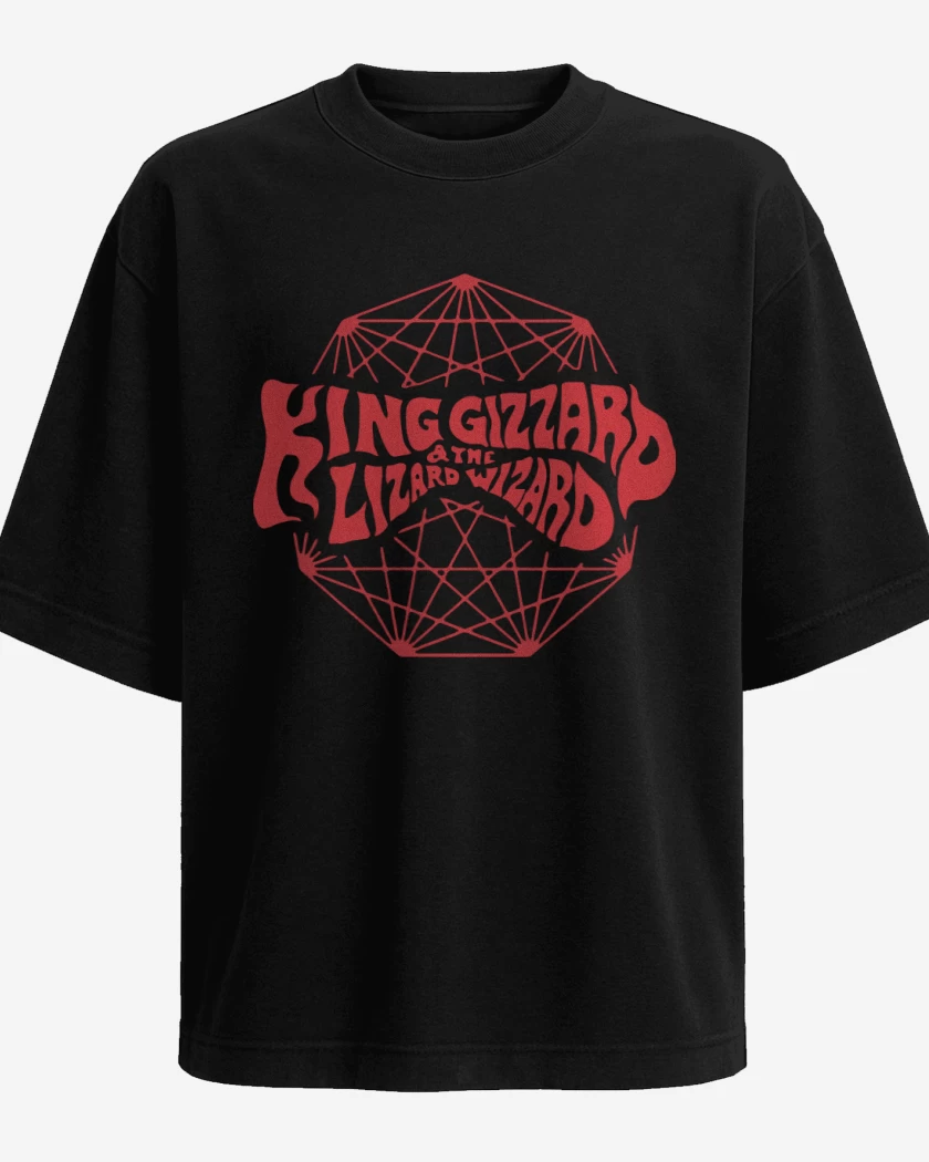 Polera Oversize King Gizzard and the Lizard Wizard Logo