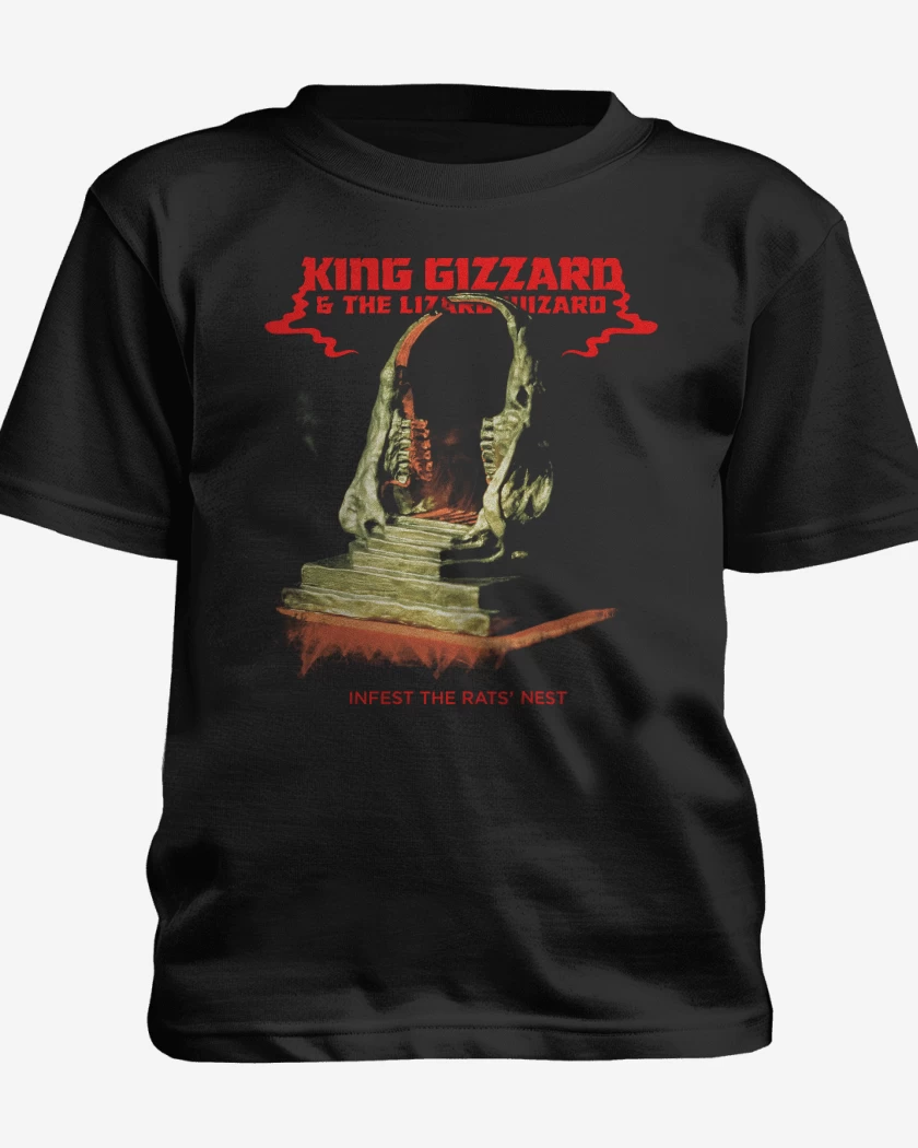Polera de niño Negro de Infest The Rats Nest