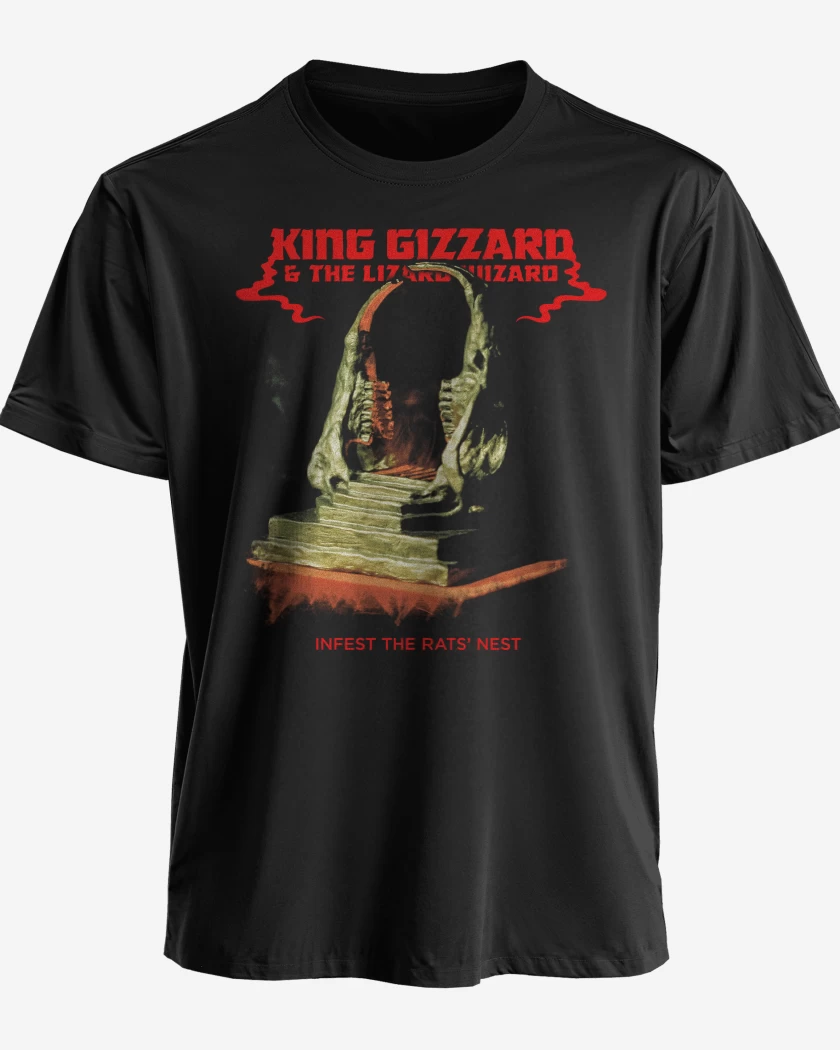 Polera premium Negro de Infest The Rats Nest