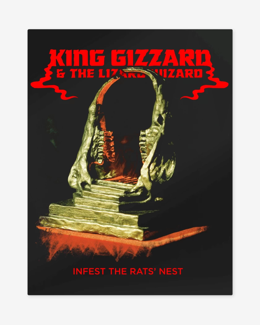 Print metalico Negro de Infest The Rats Nest