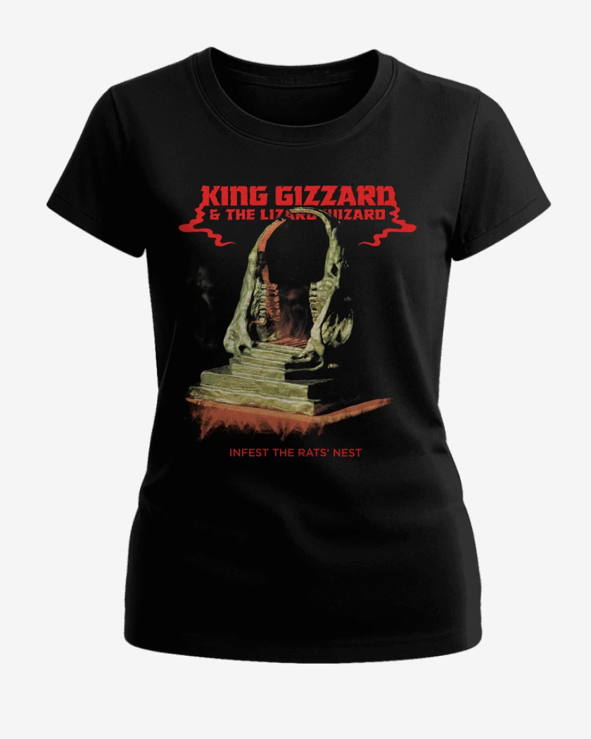 Polera de Mujer Negro de Infest The Rats Nest