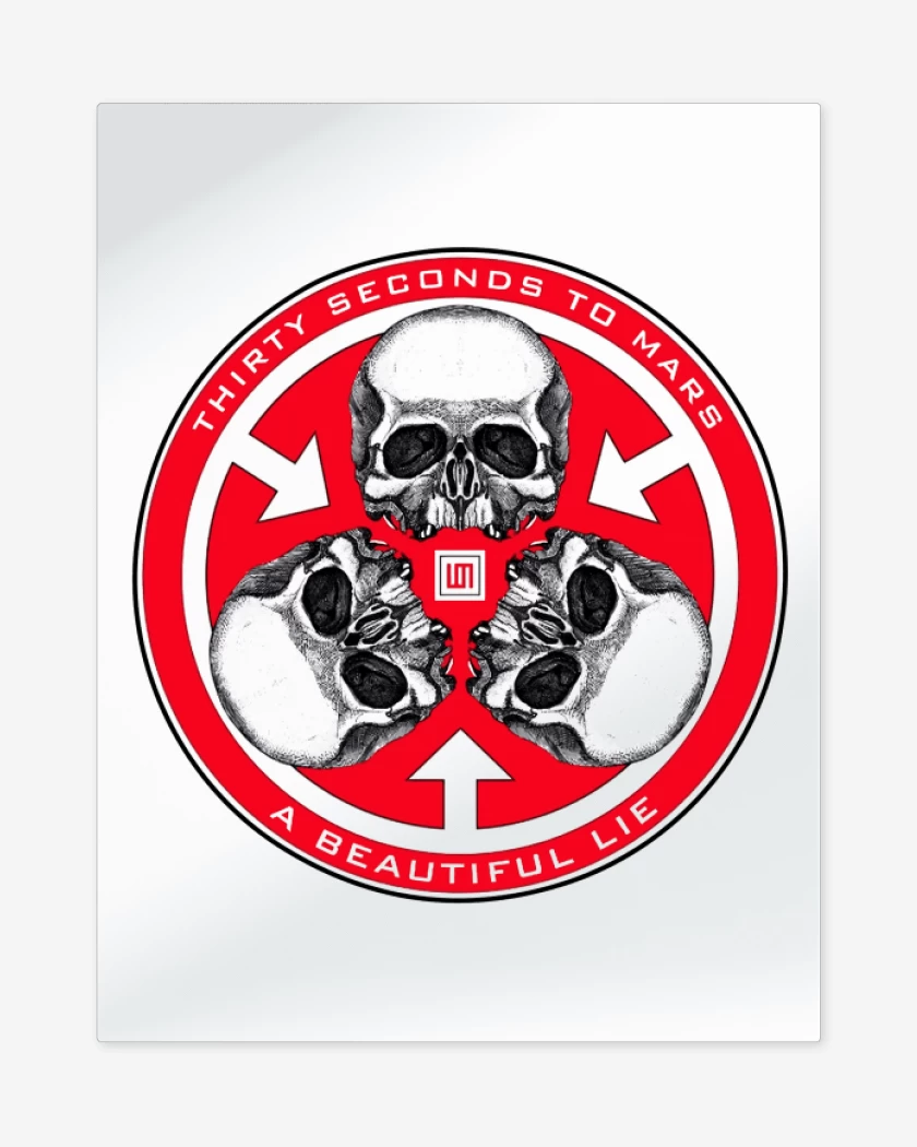 Print metalico Blanco de A Beautiful Lie