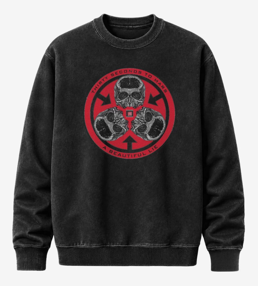 Poleron Polo Acid Wash Negro de A Beautiful Lie