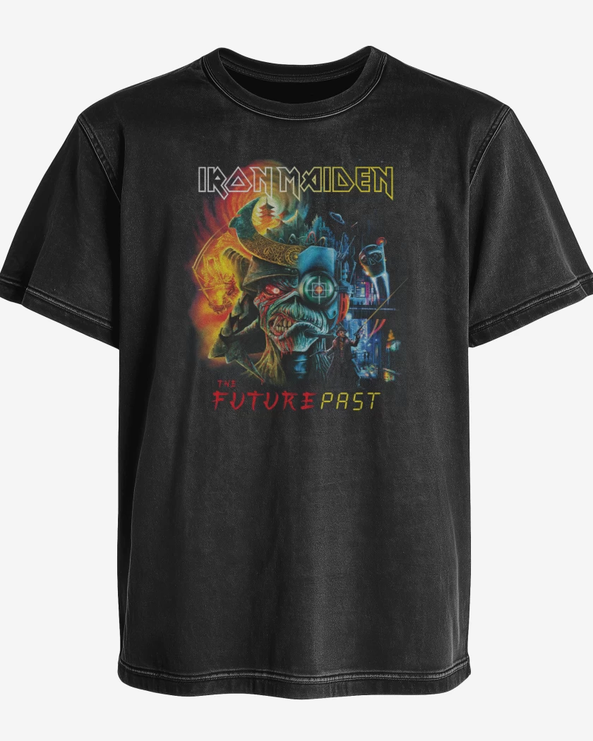 Polera desgastada Negro de The Future Past 2023