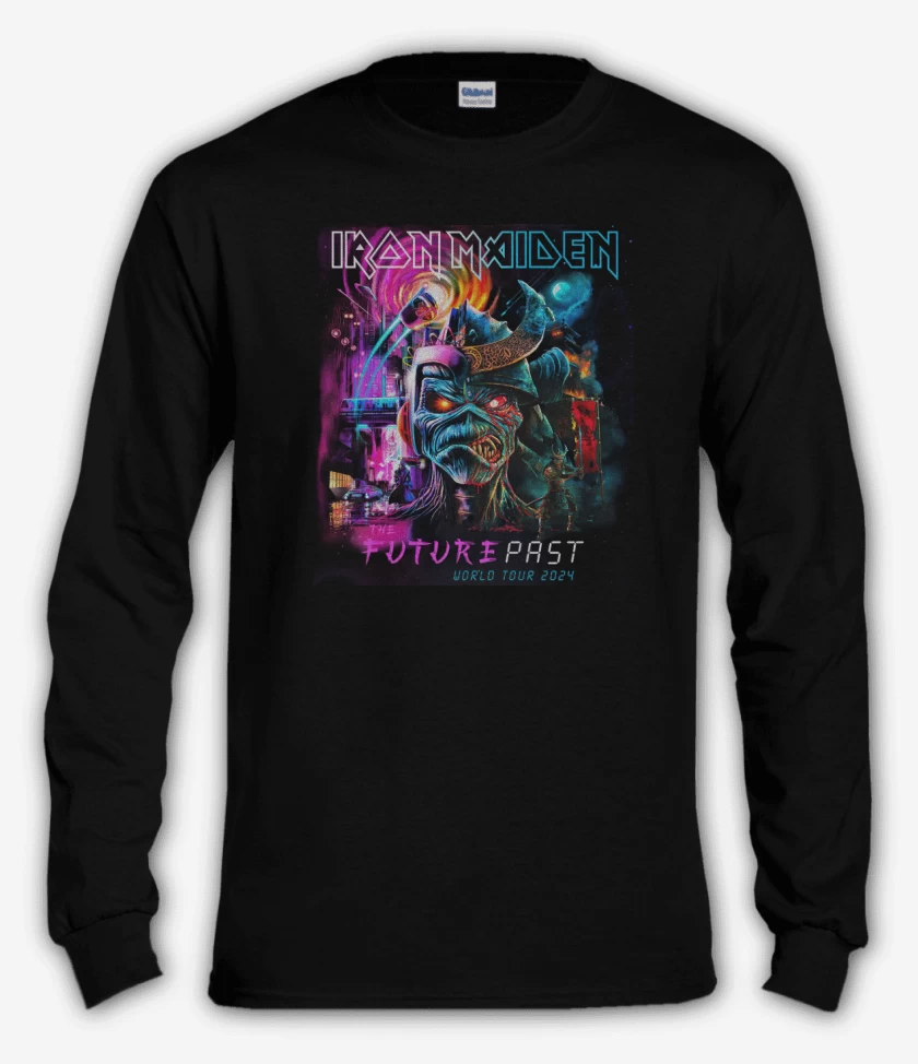 Polera manga larga Negro de The Future Past Tour 2024