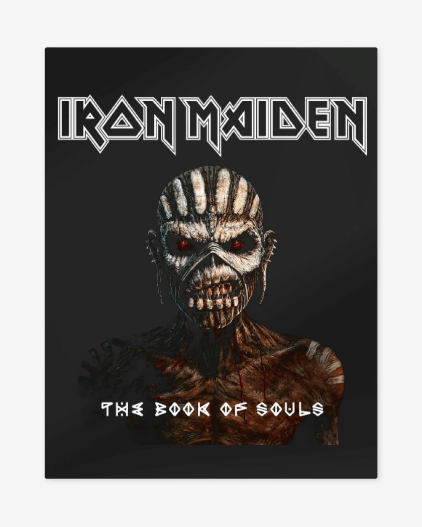Print metalico Negro de The Book of Souls