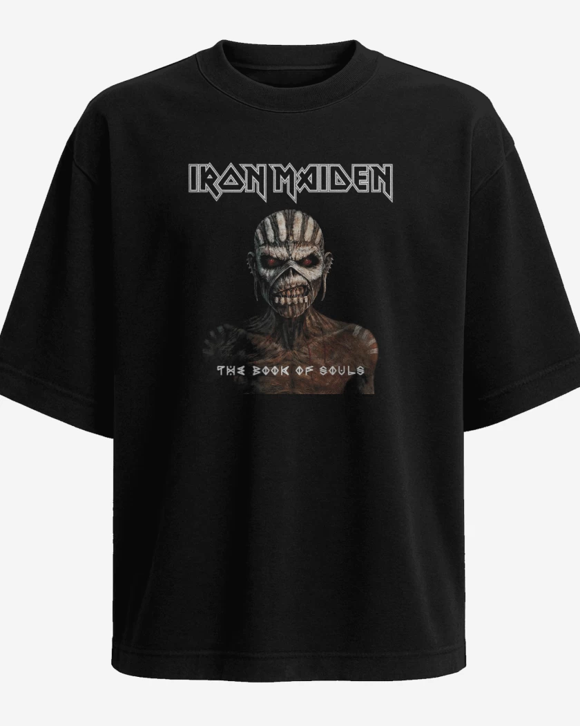 Polera Oversize Negro de The Book of Souls