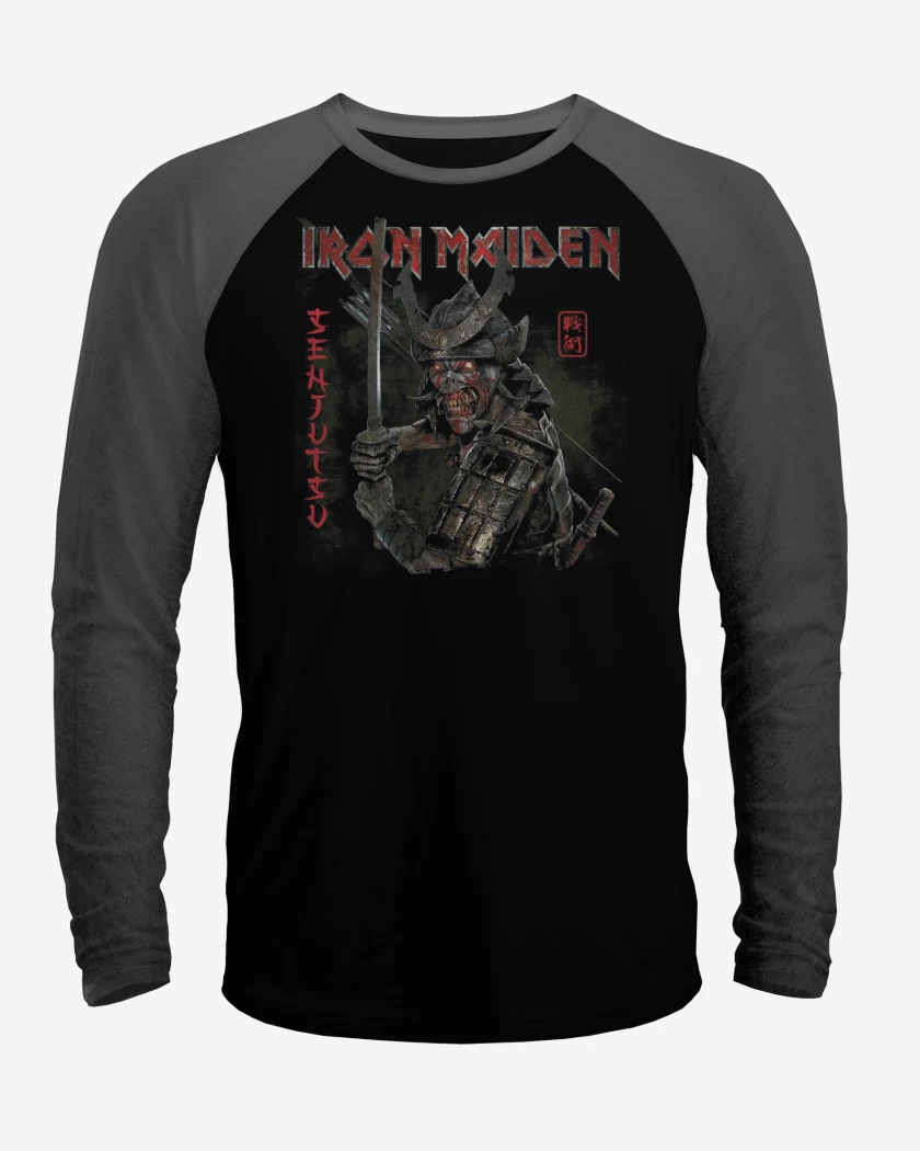Polera Raglan Negro / Negro Heather de Senjutsu