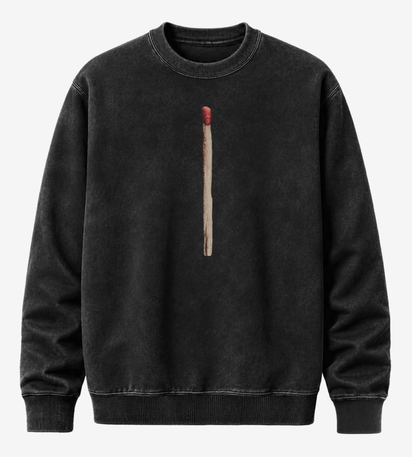 Poleron Polo Acid Wash Negro de Rammstein Homónimo