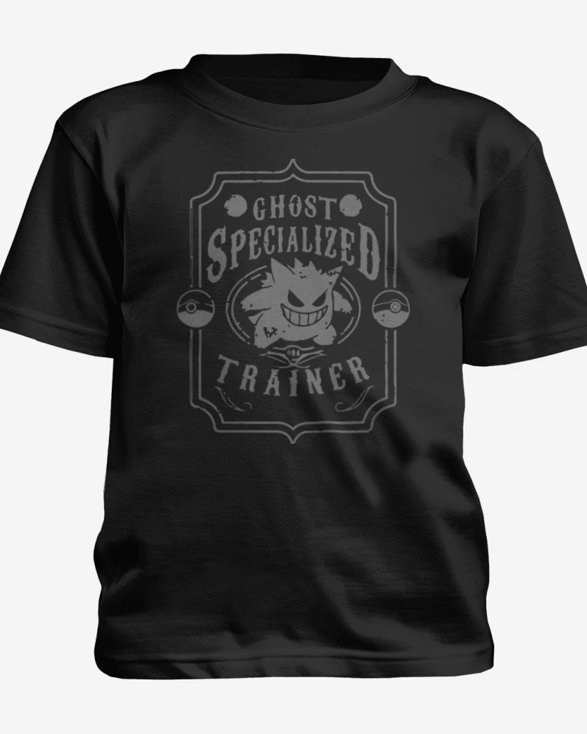 Polera de niño Negro de Ghots trainer