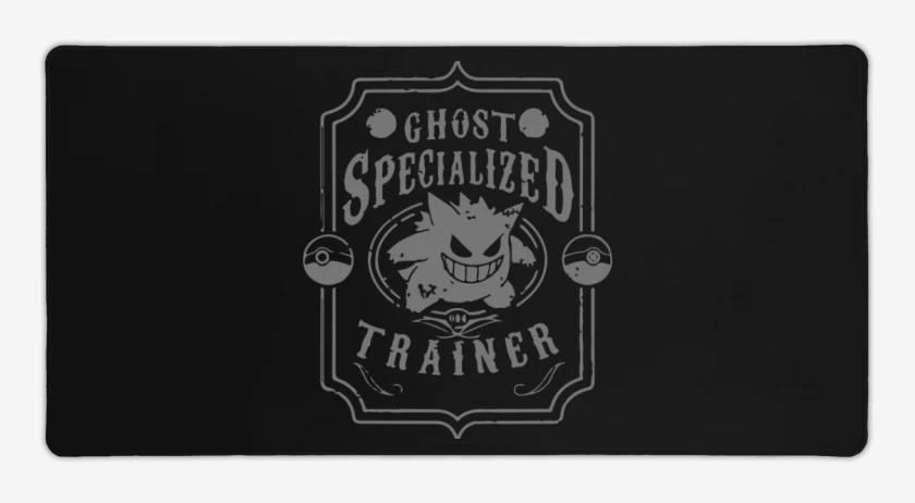 Mouse pad Gamer Negro de Ghots trainer