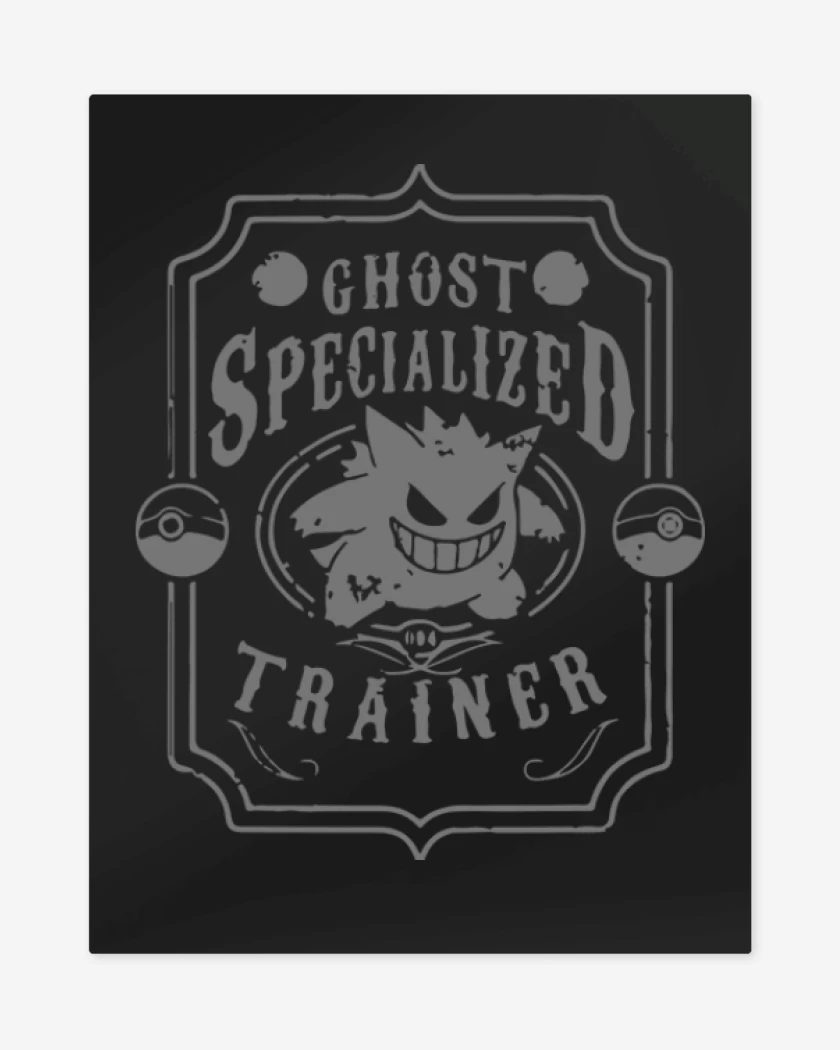 Print metalico Negro de Ghots trainer