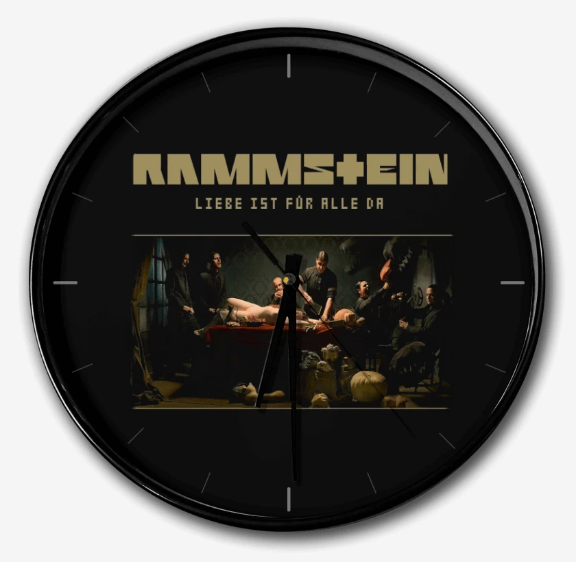 Reloj Negro de Liebe Ist Fur Alle Da