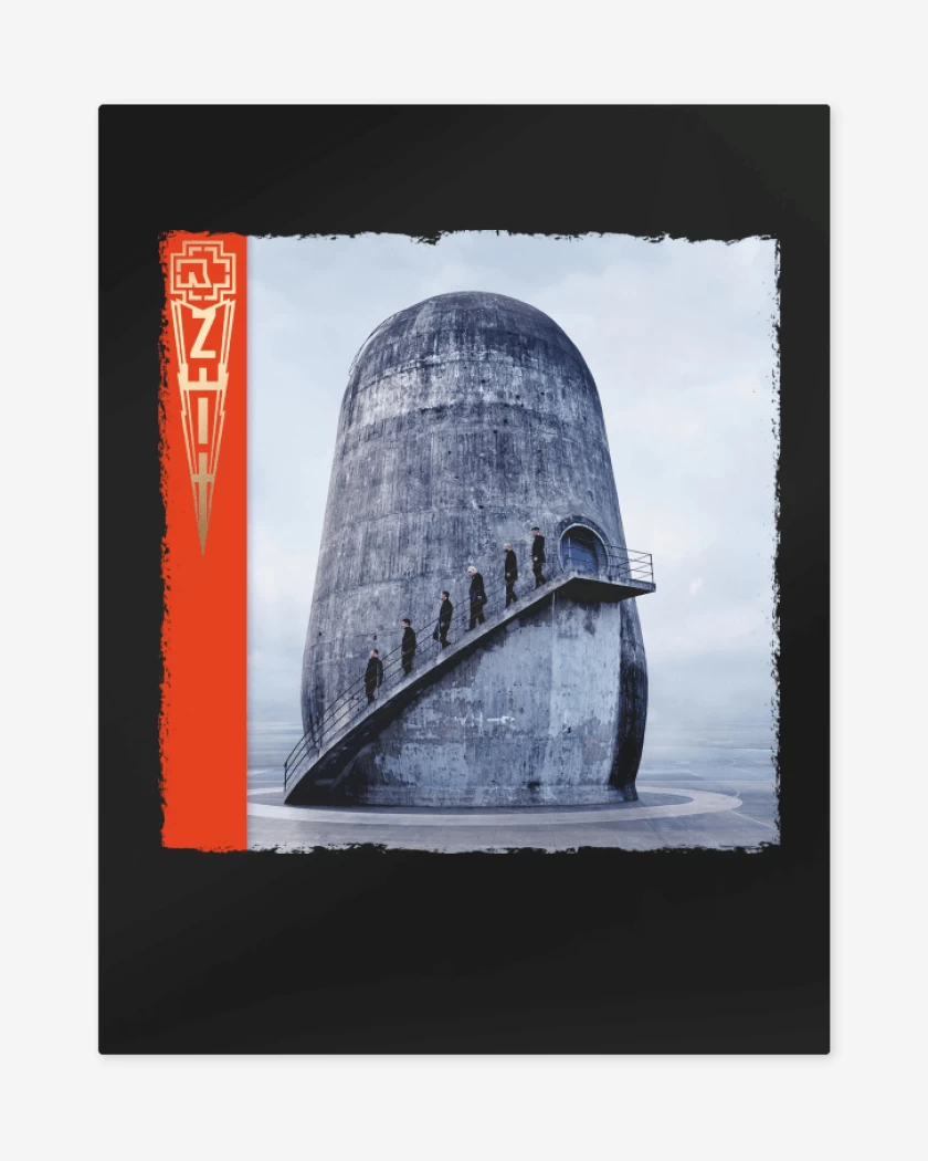 Print metalico Negro de Zeit - Rammstein
