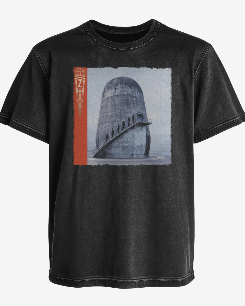Polera desgastada Zeit - Rammstein