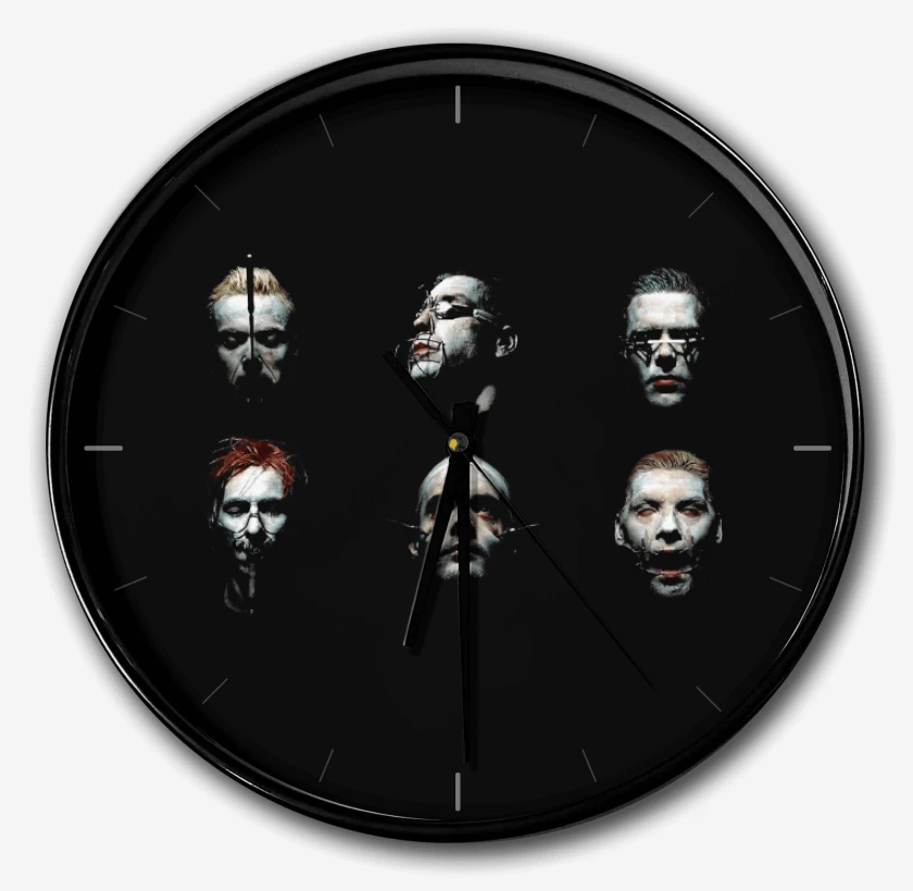 Reloj Negro de Sensucht Cabezas