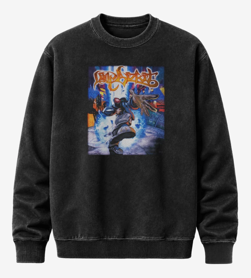 Poleron Polo Acid Wash Negro de Significant Other