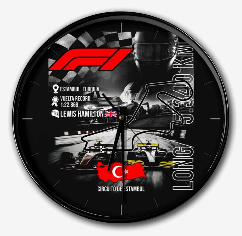 Reloj F1 Circuito de Estambul
