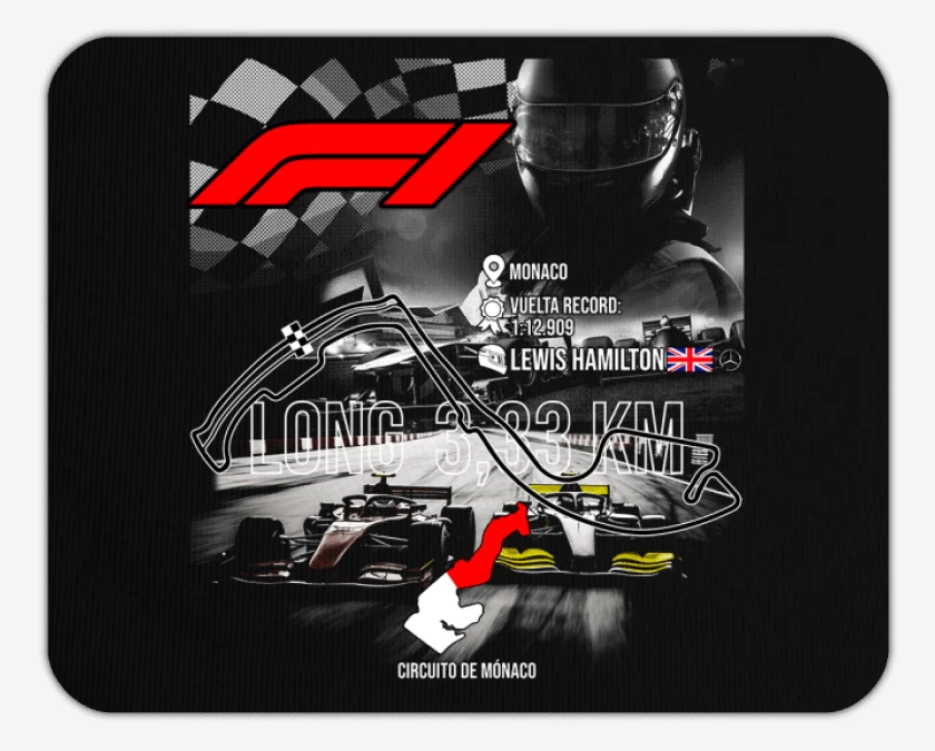Mousepad F1 Circuito de monaco