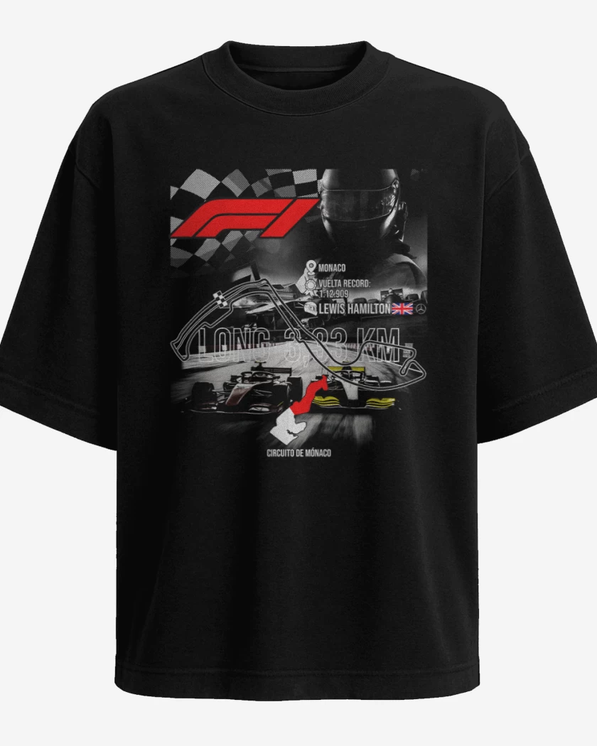 Polera Oversize F1 Circuito de monaco